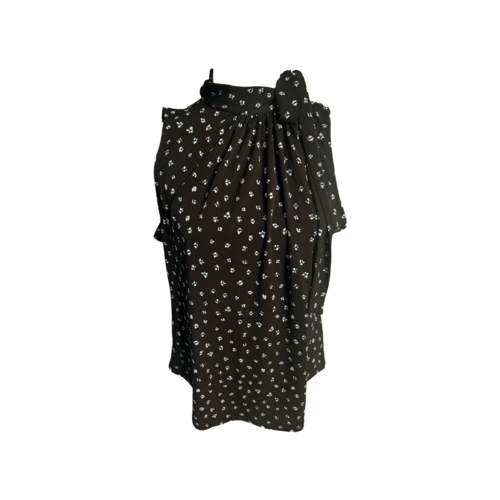Liz Claiborne sleeveless cowl neckline blouse size L